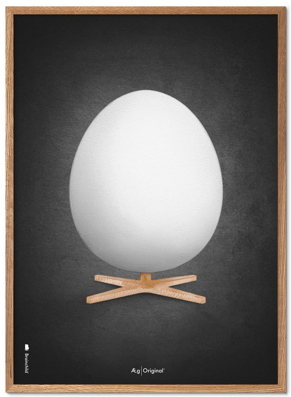 Brainchild – Poster – Watercolor – Black – The Egg