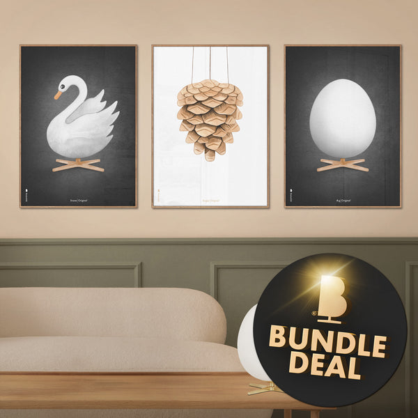 Brainchild – Watercolor Gallery Wall Bundle – Choose 3 Posters – 18×24 in