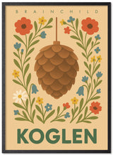 Brainchild – Poster – Flora – Hot sand – The Pine Cone