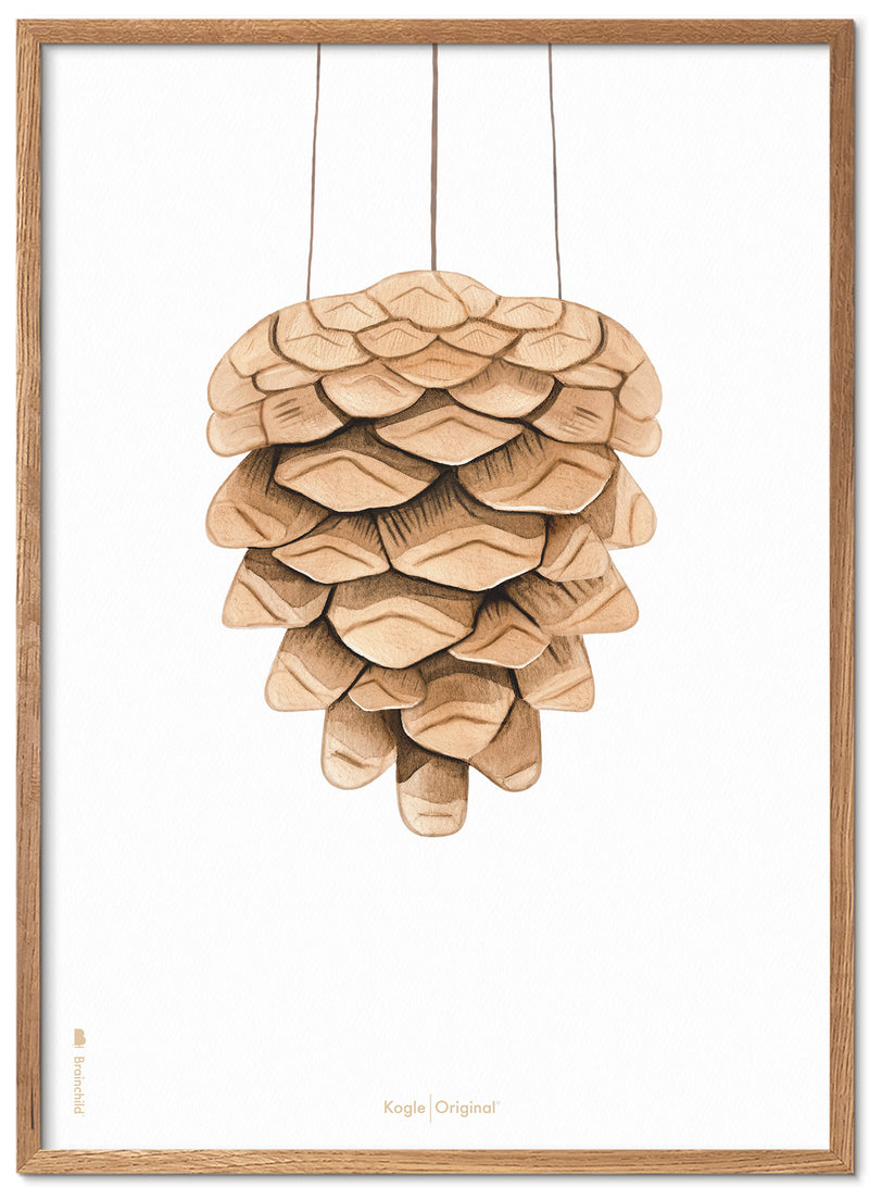 Brainchild – Poster – Watercolor – White – The Pine Cone