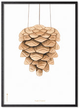 Brainchild – Poster – Watercolor – White – The Pine Cone