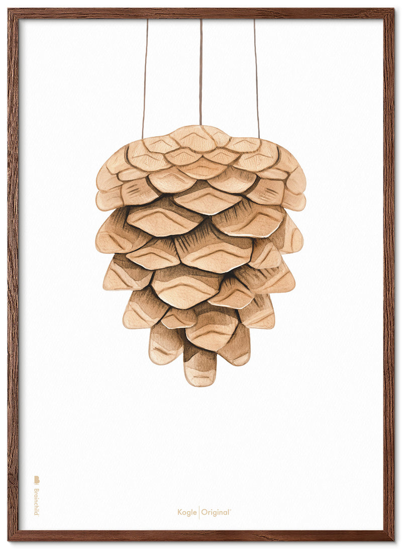 Brainchild – Poster – Watercolor – White – The Pine Cone