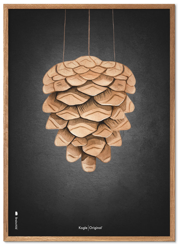 Brainchild – Poster – Watercolor – Black – The Pine Cone