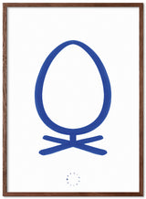 Brainchild – Poster – Watercolor – White / Blue – The Egg