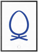 Brainchild – Poster – Watercolor – White / Blue – The Egg