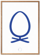 Brainchild – Poster – Watercolor – White / Blue – The Egg