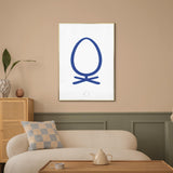 Brainchild – Poster – Watercolor – White / Blue – The Egg