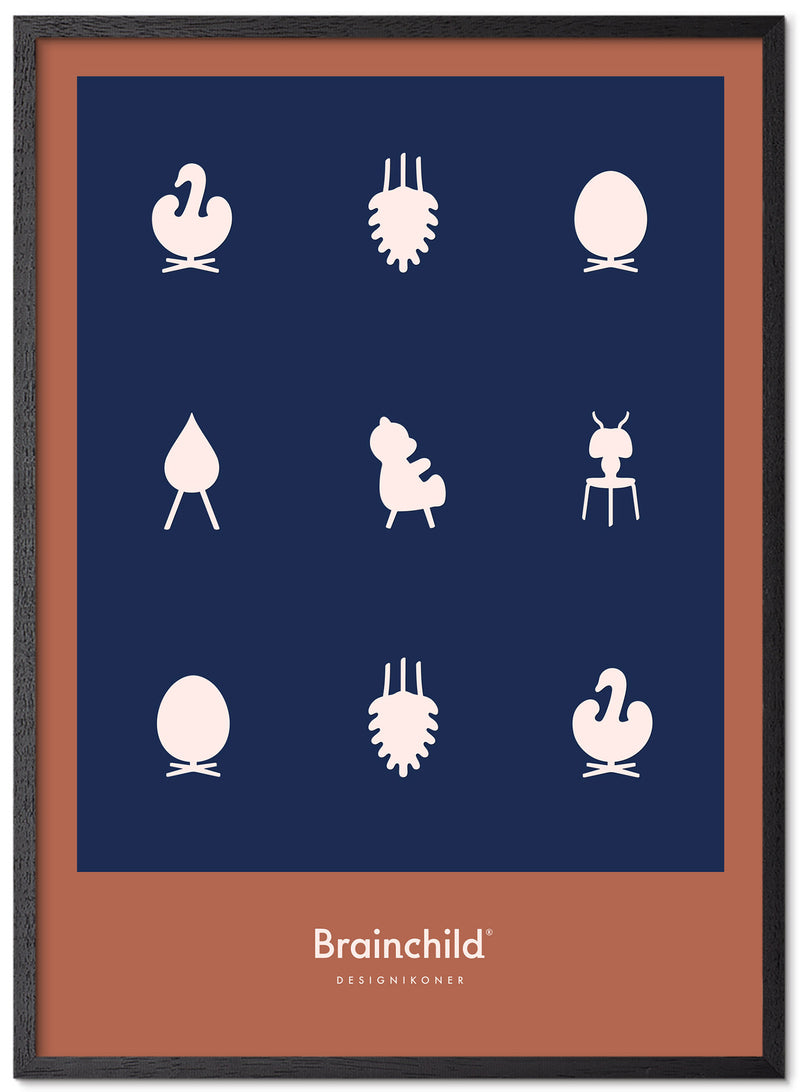 Brainchild – Poster – Design Icons – Blue