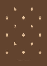 Brainchild – Poster – Design Icons – Brown – Harmony