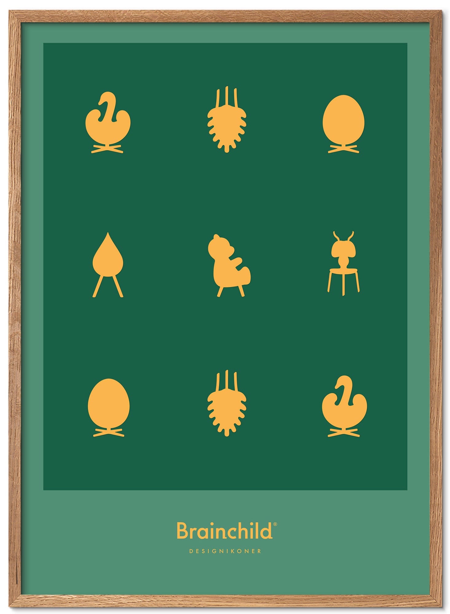 Brainchild Table Brainchild – Poster – Design Icons – Green – Brainchild Posters