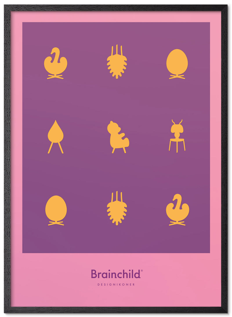 Brainchild – Poster – Design Icons – Pink