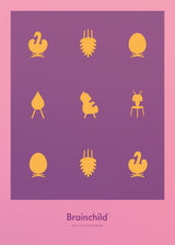 Brainchild – Poster – Design Icons – Pink