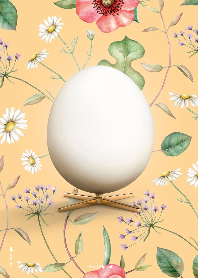 Brainchild – Poster – Flora – Yellow – The Egg