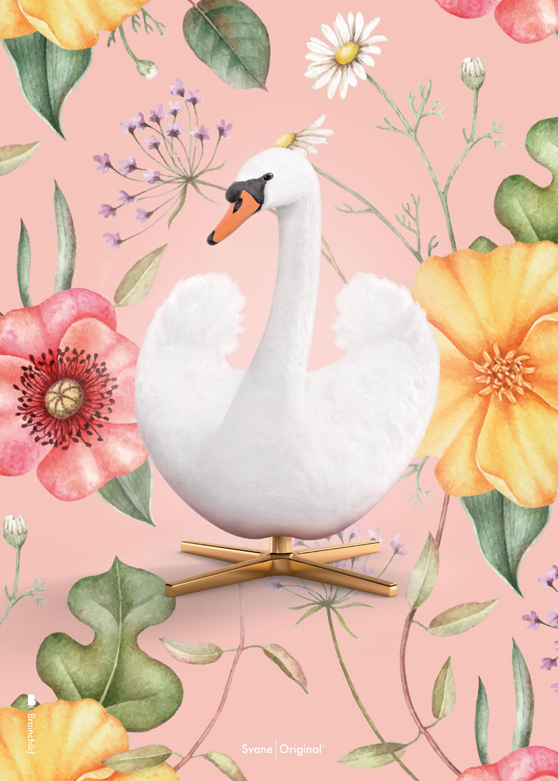 Brainchild – Poster – Flora – Pink – The Swan