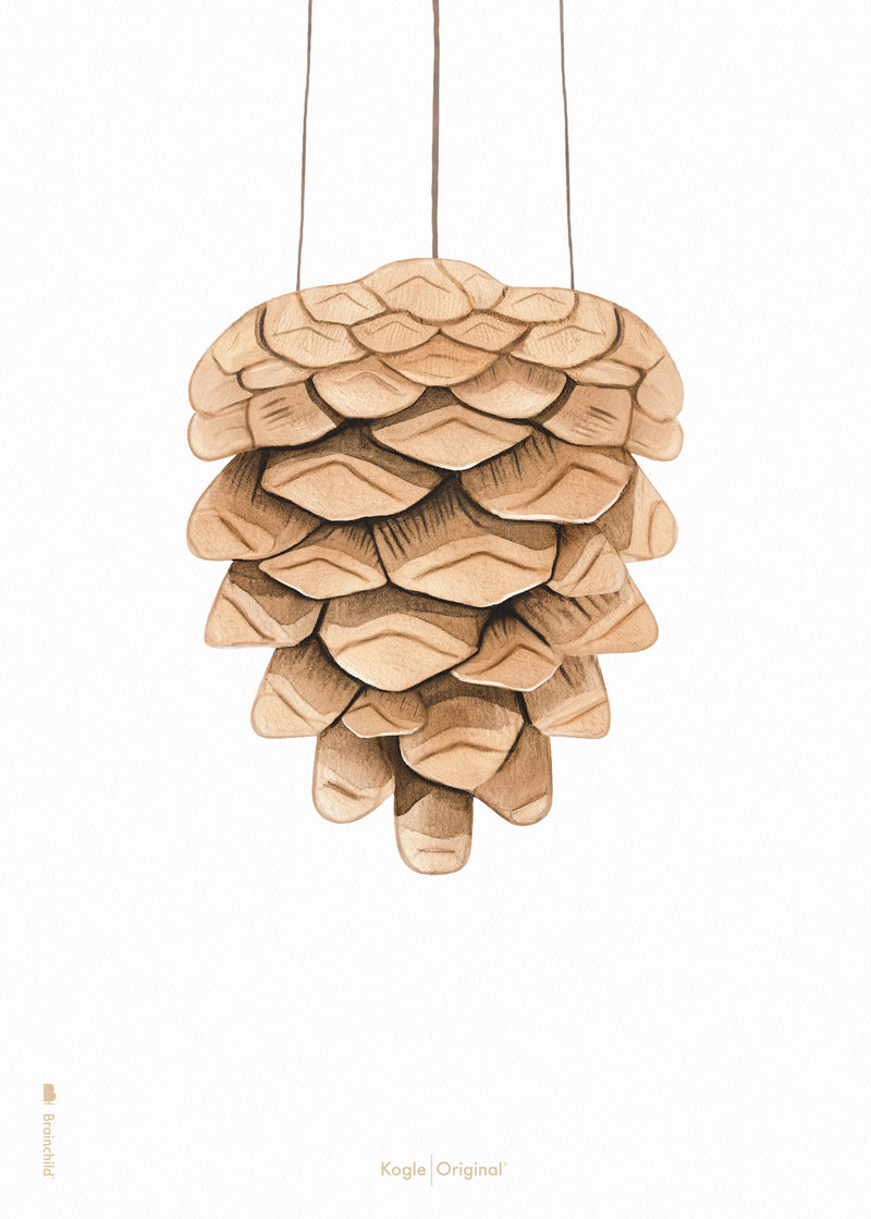 Brainchild – Poster – Watercolor – White – The Pine Cone