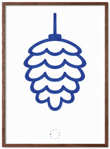 Brainchild – Poster – Watercolor – White / Blue – The Pine Cone