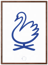 Brainchild – Poster – Watercolor – White / Blue – The Swan