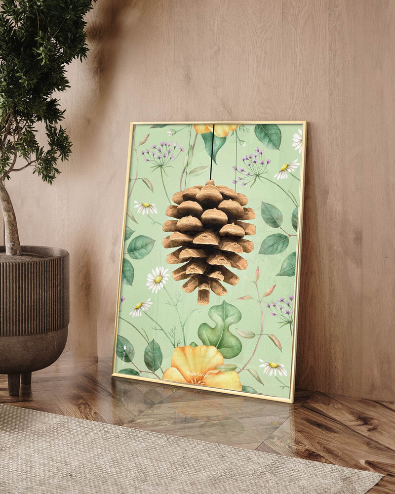 Brainchild – Poster – Flora – Green – The Pine Cone