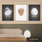 Brainchild – Watercolor Gallery Wall Bundle – Choose 3 Posters – 50x70 cm