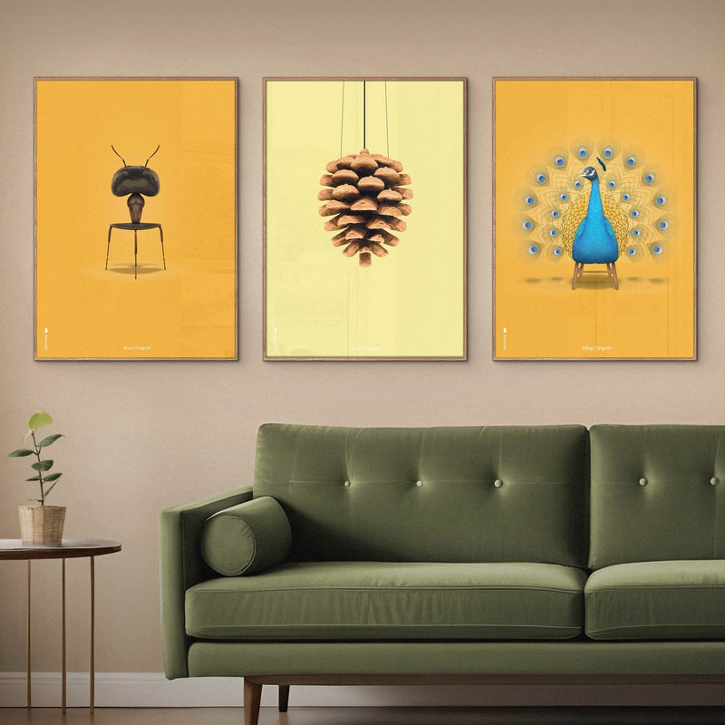 Brainchild – Poster – Classic – Yellow – The Peacock