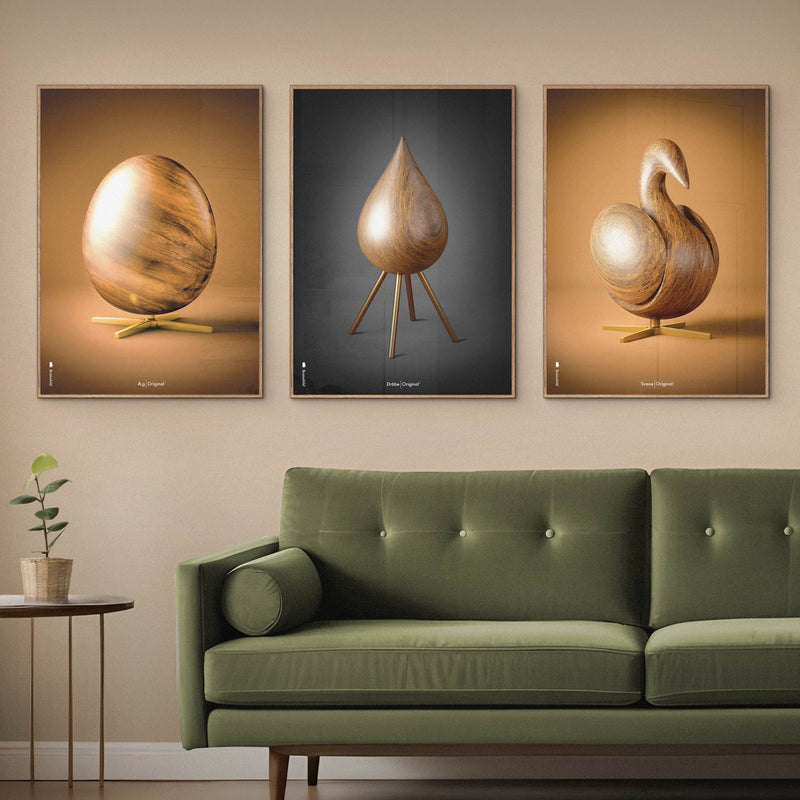 Brainchild – Poster – Classic – Brown – The Swan Figurine
