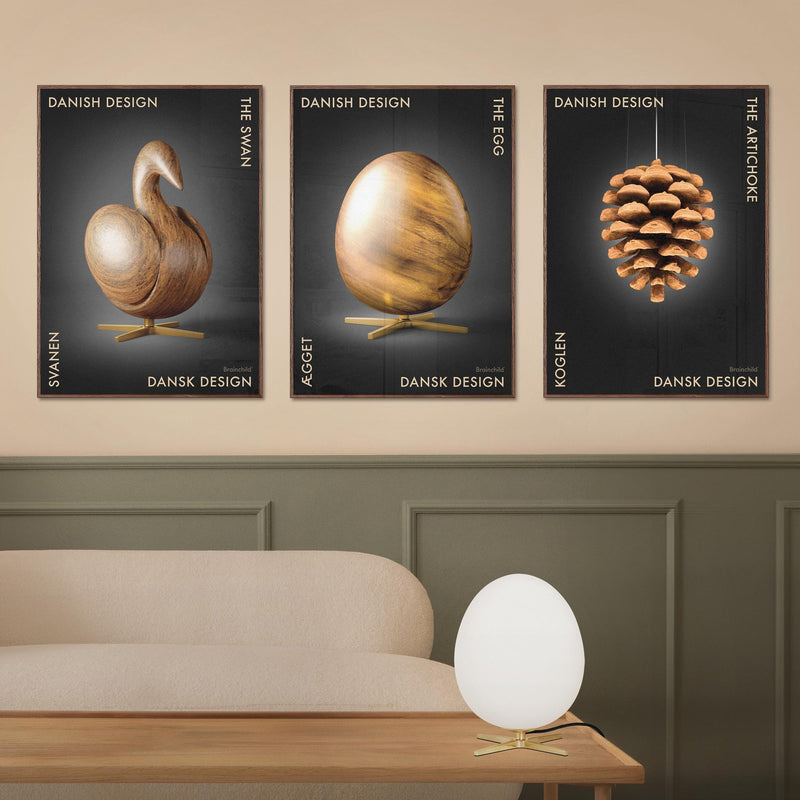 Brainchild – Poster – Danish Design – Black – The Pine Cone