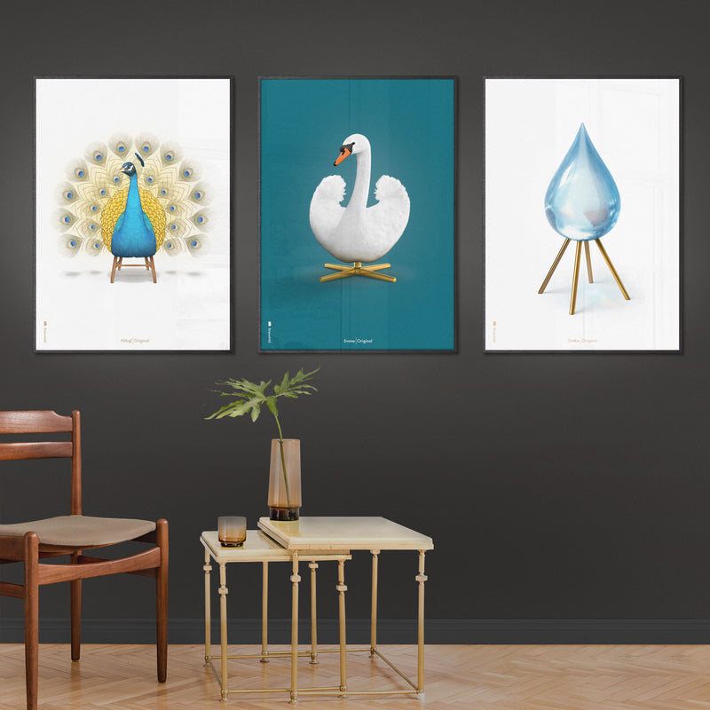 Brainchild – Poster – Classic – Petroleum Blue – The White Swan