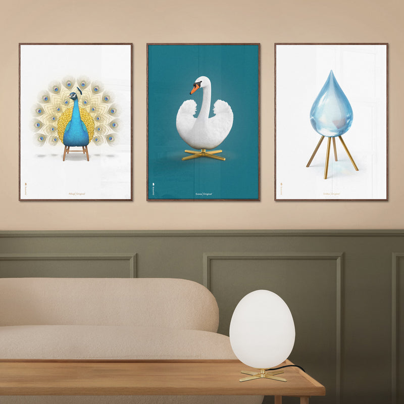 Brainchild – Poster – Classic – Petroleum Blue – The White Swan