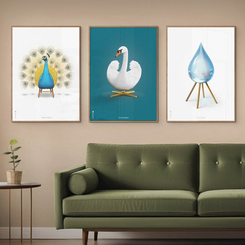 Brainchild – Poster – Classic – Petroleum Blue – The White Swan