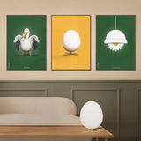 Brainchild – Poster – Classic – Yellow – The Egg