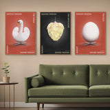 Brainchild – Poster – Danish Design – Red – The Swan