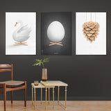 Brainchild – Poster – Watercolor – White – The Pine Cone