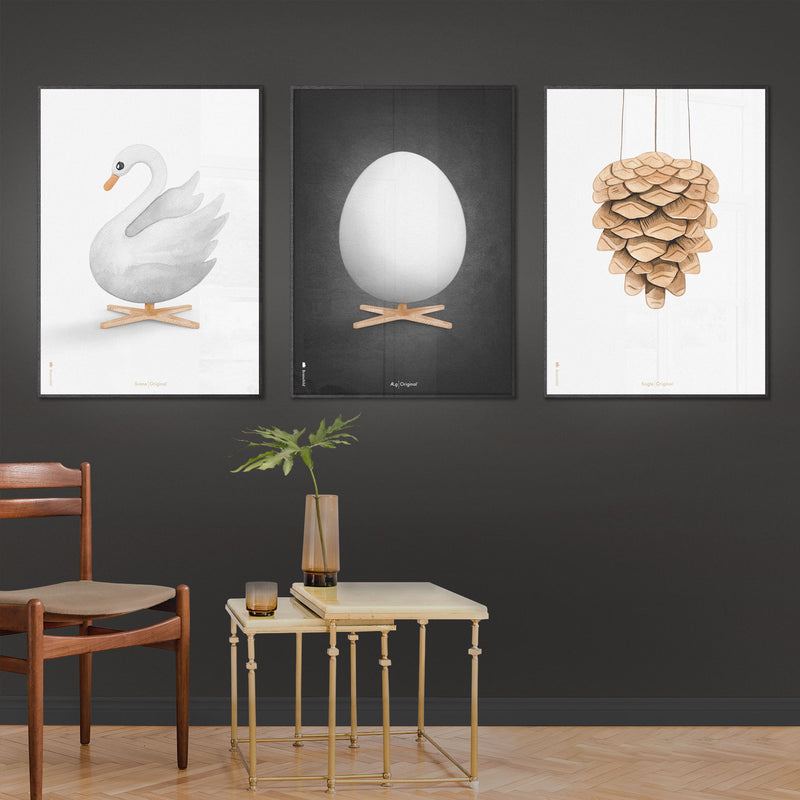 Brainchild – Poster – Watercolor – White – The Pine Cone