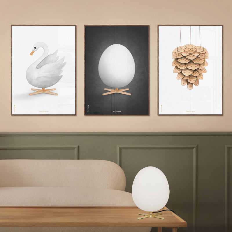 Brainchild – Poster – Watercolor – White – The Pine Cone