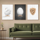 Brainchild – Poster – Watercolor – White – The Pine Cone