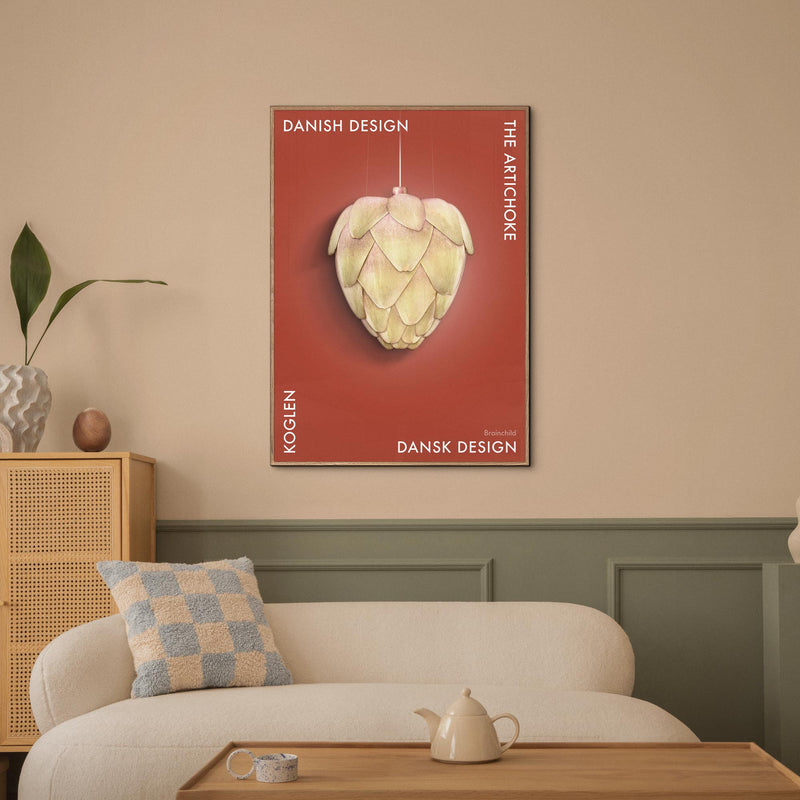 Brainchild – Poster – Danish Design – Red – The Artichoke