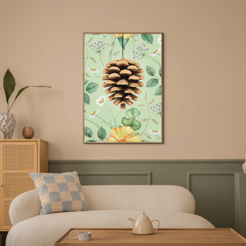 Brainchild – Poster – Flora – Green – The Pine Cone