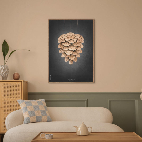 Brainchild – Poster – Watercolor – Black – The Pine Cone