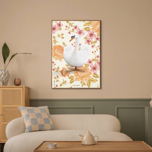 Brainchild – Poster – Flora – Beige – The Swan