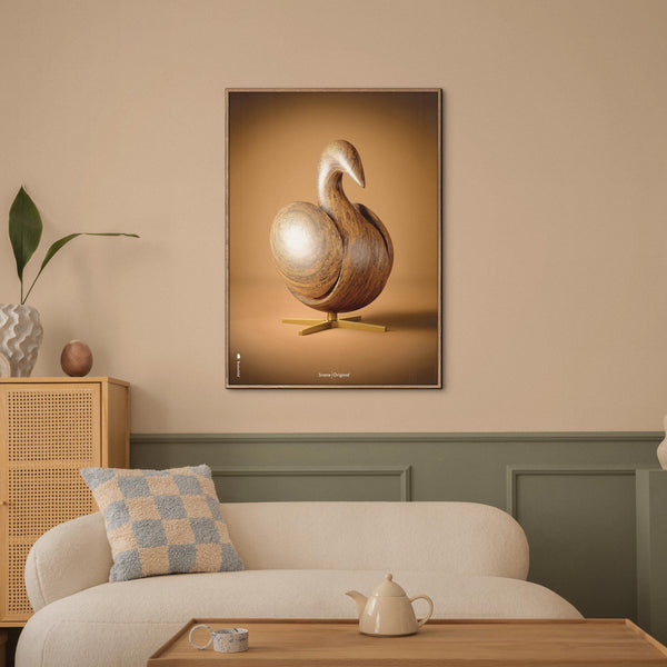 Brainchild – Poster – Classic – Brown – The Swan Figurine