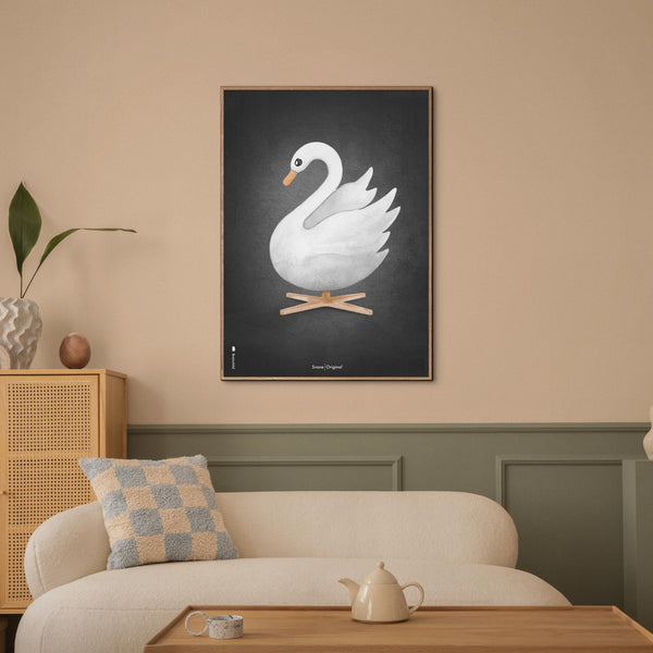 Brainchild – Poster – Watercolor – Black – The Swan