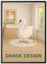 Brainchild – Poster – Danish Design – Room – The Swan