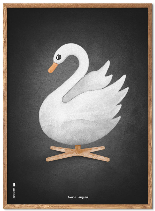 Brainchild – Poster – Watercolor – Black – The Swan