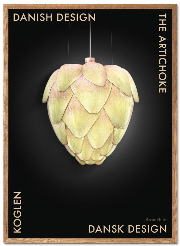 Brainchild – Poster – Danish Design – Black – The Artichoke