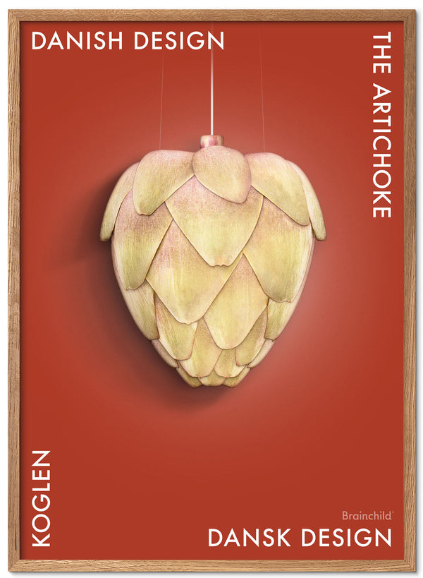 Brainchild – Poster – Danish Design – Red – The Artichoke