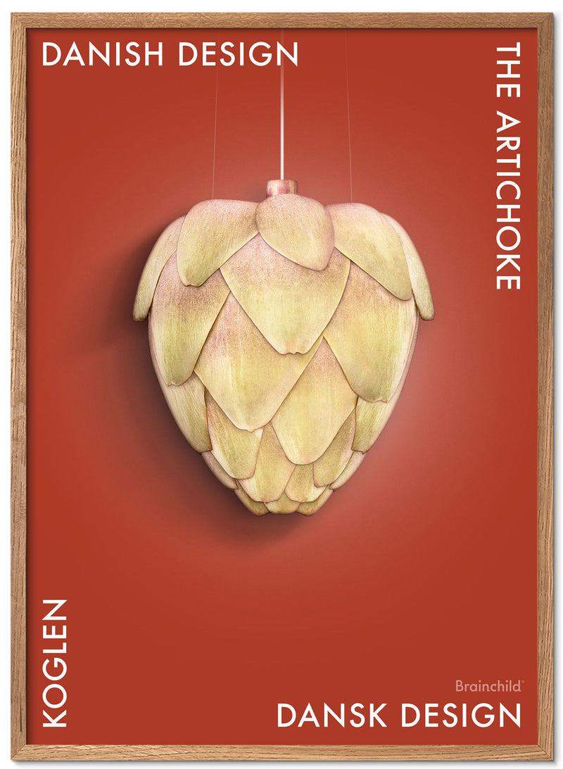 Brainchild – Poster – Danish Design – Red – The Artichoke