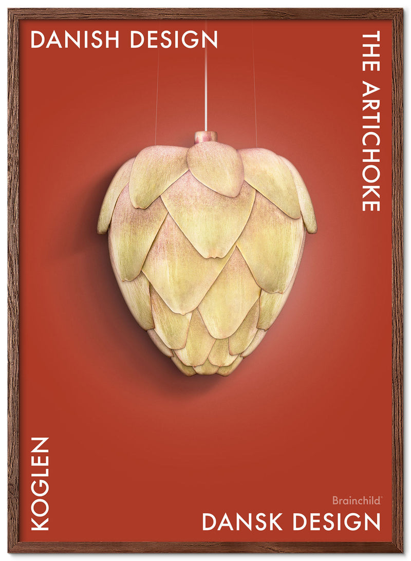 Brainchild – Poster – Danish Design – Red – The Artichoke