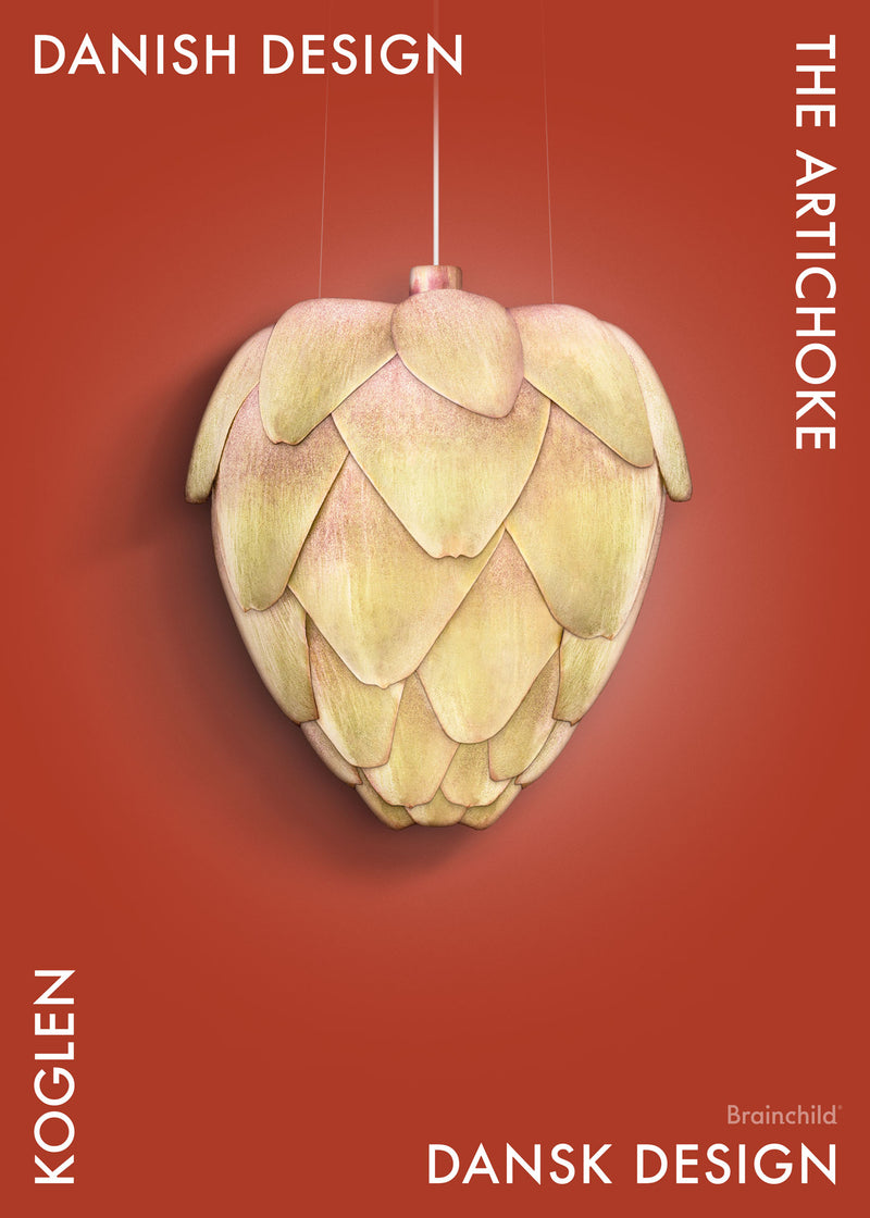 Brainchild – Poster – Danish Design – Red – The Artichoke