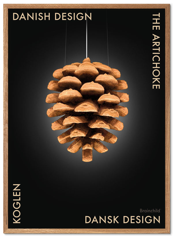 Brainchild – Poster – Danish Design – Black – The Pine Cone