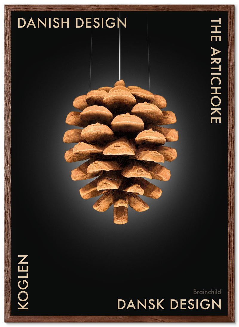 Brainchild – Poster – Danish Design – Black – The Pine Cone